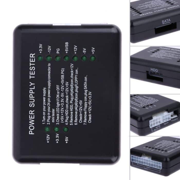 PC 20/24 Pin Netzteil ATX SATA HD Netzteil-Tester – Bild 4