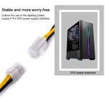 ATX 4-poliger Stecker-Buchse-Verlängerungskabel-Kabelstecker – Bild 4