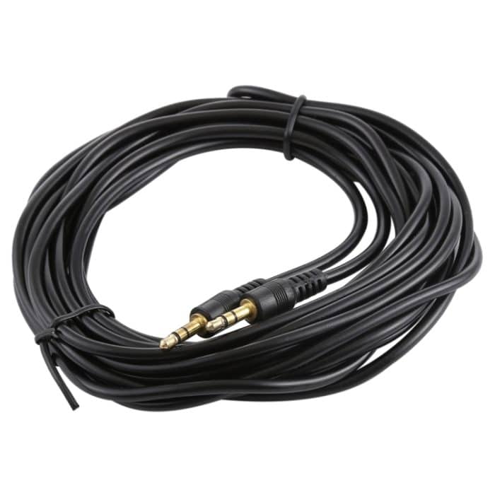 Aux-Kabel, 3,5-mm-Mini-Stecker-Stereo-Audiokabel, Länge: 5 m – Bild 3