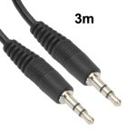 Aux-Kabel, 3,5-mm-Stecker-Mini-Stecker-Stereo-Audiokabel, Länge: 3 m – Bild 2