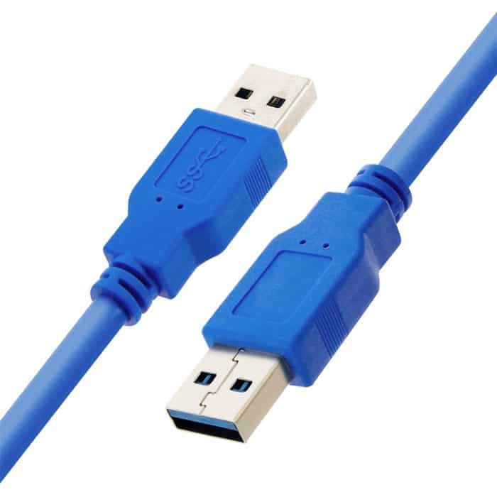 USB 3.0 A-Stecker auf A-Stecker AM-AM-Verlängerungskabel, Länge: 1 m – Bild 1