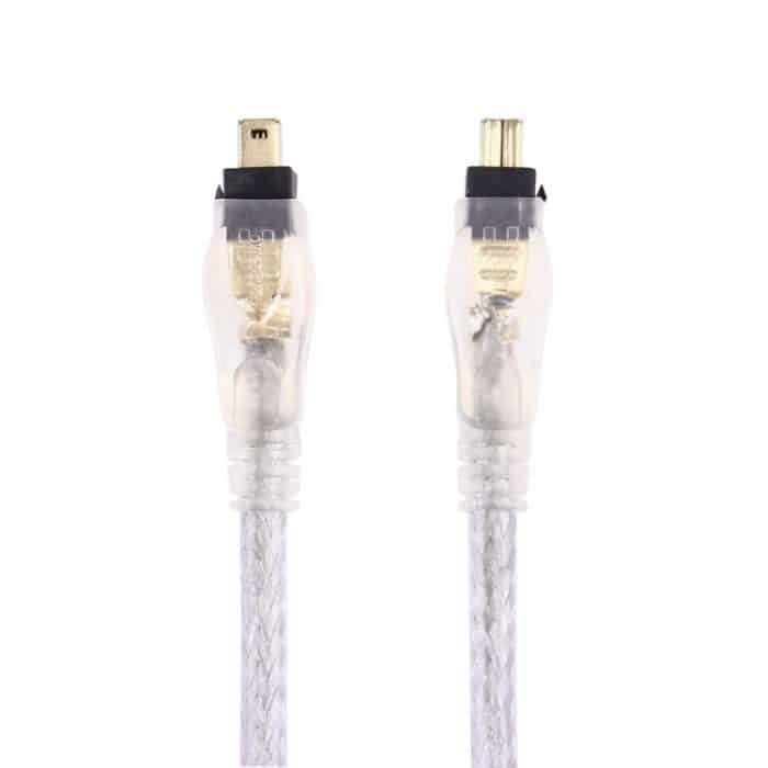 Vergoldetes Firewire IEEE 1394 4-poliges Stecker- bis 4-poliges Stecker-Kabel, Länge: 3 m – Bild 3