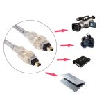 Vergoldetes Firewire IEEE 1394 4-poliges Stecker- bis 4-poliges Stecker-Kabel, Länge: 3 m – Bild 5