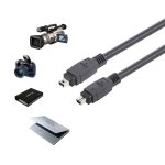 Firewire IEEE 1394 4Pin-Stecker auf 4Pin-Stecker, Länge: 1,8 m – Bild 4