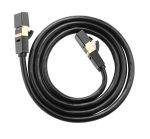 CAT7 vergoldetes, doppelt abgeschirmtes LAN-Netzwerkkabel aus Vollkupfer, Länge: 3 m – Bild 4