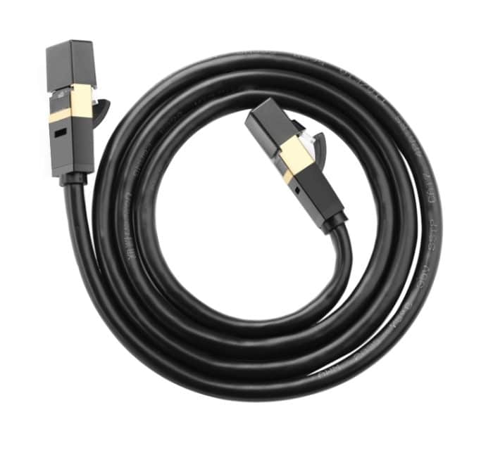 CAT7 vergoldetes, doppelt abgeschirmtes LAN-Netzwerkkabel aus Vollkupfer, Länge: 3 m – Bild 4