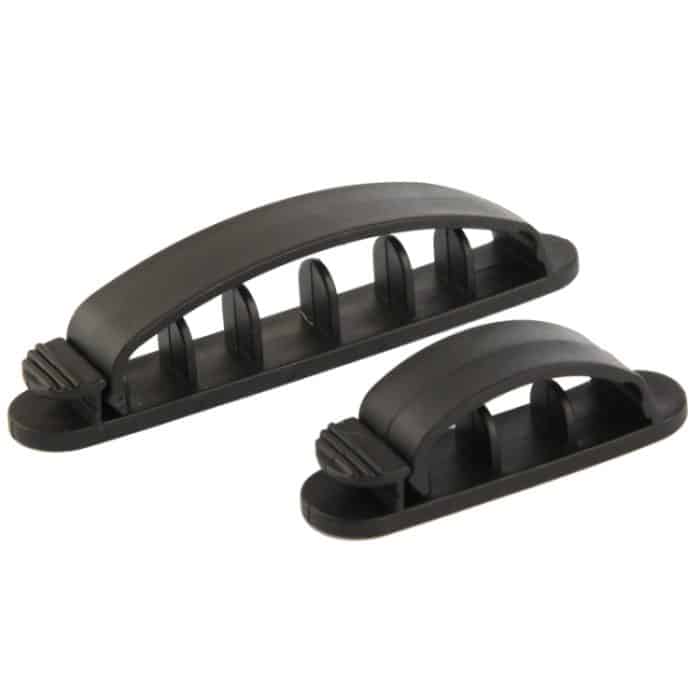 10-in-1 flexibler Kabel-Organizer aus Kunststoff für Elektrokabel, CC-926, zufällige Farblieferung – Bild 3