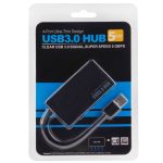 Tragbare Super Speed ​​4 Ports USB 3.0 HUB LED-Anzeige 5 Gbit / s Hot-Swap, klares USB3.0-Signal – Bild 5