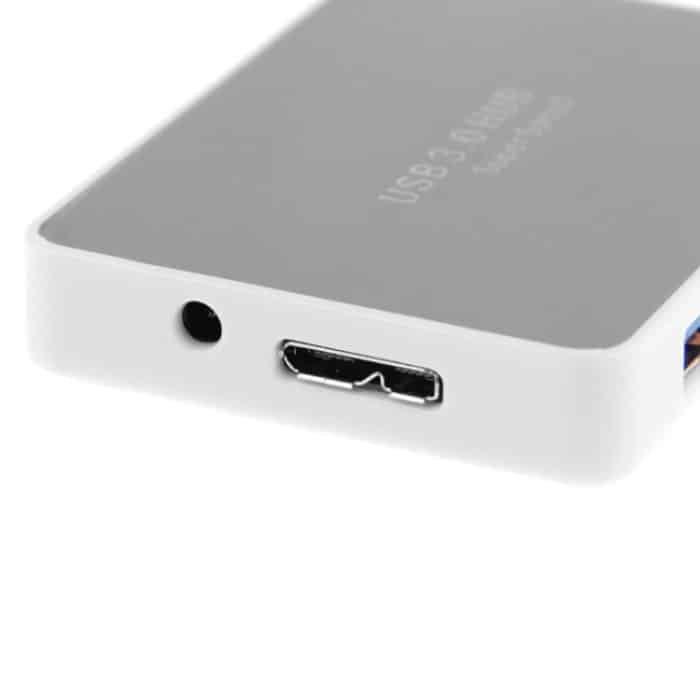 CR-H302 Mirror Surface 4 Ports USB 3.0 Super Speed 5 Gbit/s HUB + 60 cm USB 3.0-Übertragungskabel, H302 White, H302 Black – Bild 5