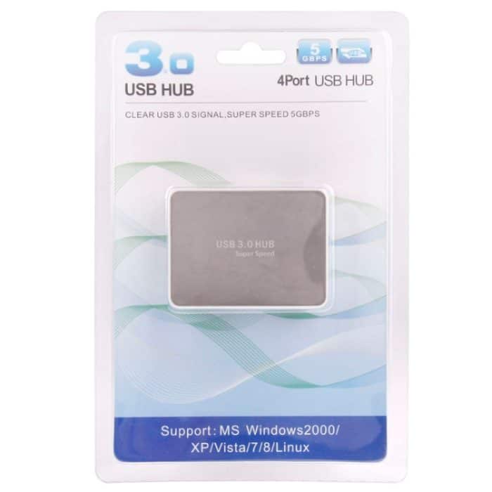 CR-H302 Mirror Surface 4 Ports USB 3.0 Super Speed 5 Gbit/s HUB + 60 cm USB 3.0-Übertragungskabel, H302 White, H302 Black – Bild 8