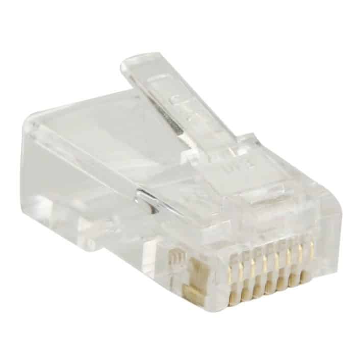 Modularer Stecker mit 100 PCS RJ45-Anschluss, Gold: 3u – Bild 2