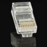 Modularer Stecker mit 100 PCS RJ45-Anschluss, Gold: 3u – Bild 3