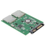 Dual SD-Karte auf 22-polige SATA-Adapter-Konverterkarte – Bild 4