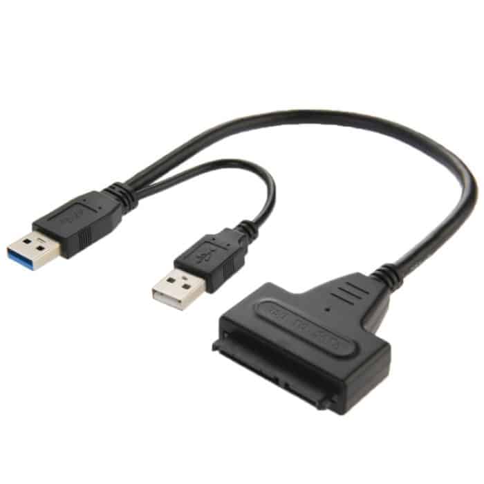 S-PC-2428.jpg USB 2.0 / USB 3.0-zu-SATA-Kabel mit 2,5-Zoll-Festplattenschutzbox, Unterstützung von bis zu 4 TB Geschwindigkeit – Bild 1