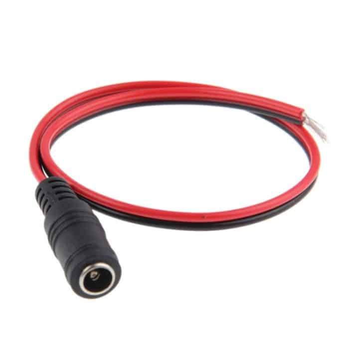 100 PCS 5,5 x 2,1 mm Gleichstrom-Buchsenadapter für LED-Lichtsteuerung, Länge: 30 cm – Bild 2