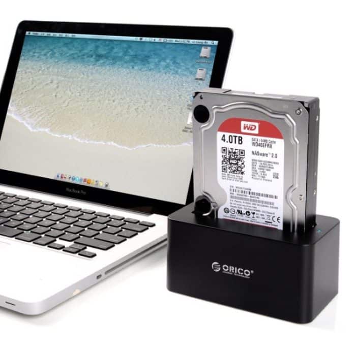 ORICO 6619US3 5 Gbit/s Super Speed USB 3.0 zu SATA Festplatten-Dockingstation für 2,5 Zoll / 3,5 Zoll Festplatten, 6619US3 – Bild 8