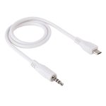 3,5 mm Stecker auf Micro USB Stecker Audio AUX-Kabel, Länge: ca. 50 cm
