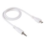 3,5 mm Stecker auf Micro USB Stecker Audio AUX-Kabel, Länge: ca. 50 cm – Bild 2