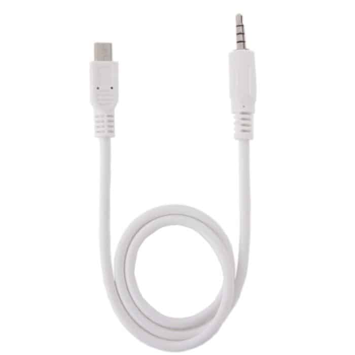 3,5 mm Stecker auf Mini USB Stecker Audio AUX-Kabel, Länge: ca. 50 cm – Bild 3