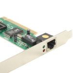 10 / 100M PCI-Ethernet-LAN-Adapter-Netzwerkkarte RJ45, Chipsatz: 8139C (grün) – Bild 3