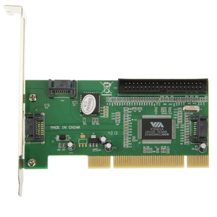 S-PCD-1003.jpg PCI SATA zu IDE Serielle ATA-Karte / Controller-Karte (grün) – Bild 1