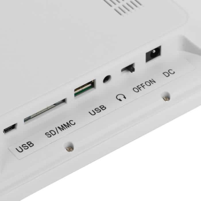 13 Zoll 1024 x 768 / 16:9 LED Widescreen Suspensibility Digitaler Bilderrahmen mit Halterung und Fernbedienung, unterstützt SD / MicroSD / MMC / MS / XD / USB-Flash-Disk, 13 inch – Bild 5