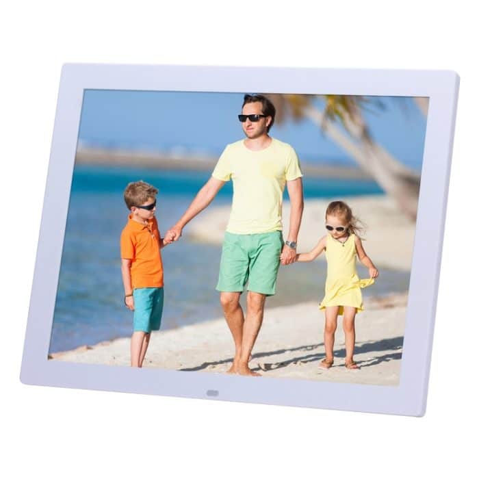 Digitaler Bilderrahmen mit 14-Zoll-HD-LED-Bildschirm, Halterung und Fernbedienung, Allwinner, Wecker/MP3/MP4/Film-Player, 14.0 inch, 14 inch/Allwinner – Bild 1