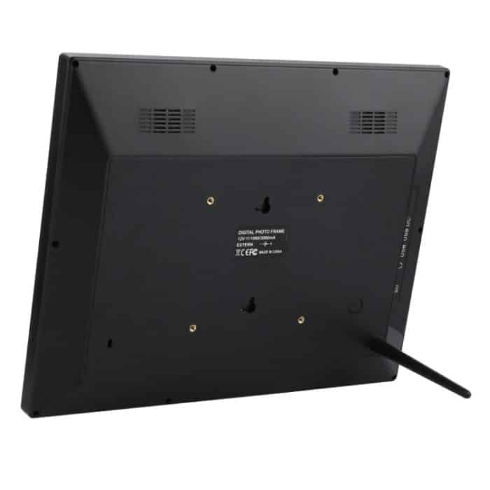 Digitaler Bilderrahmen mit 14-Zoll-HD-LED-Bildschirm, Halterung und Fernbedienung, Allwinner, Wecker/MP3/MP4/Film-Player, 14.0 inch, 14 inch/Allwinner – Bild 3