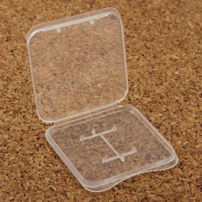 100 PCS transparente Kunststoff-Speicherkartenbox für Micro-SD-Karte (TF-Karte) – Bild 4