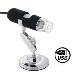 1,3 Megapixel 500X USB 2.0 Digitalmikroskop mit 8 LED (schwarz)