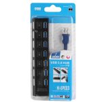 7 Ports USB 3.0 HUB, Super Speed 5 Gbit/s, Plug and Play, unterstützt 1 TB, 7 Ports (Black), 7 Ports (White) – Bild 7