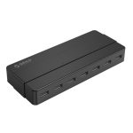 Orico H7928-U2-V1 Desktop 7 Anschlüsse USB 2.0-Hub mit Netzteil (schwarz) – Bild 2