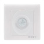 R285 Zwei-Draht-Systemwandschalter für menschliche Bewegungssensoren (AC110V / 220V) (weiß) – Bild 2