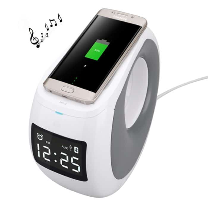 NILLKIN MC1 CE / RoHs / FCC-zertifizierter kabelloser QI-Standard-Ladesender + Bluetooth-Lautsprecher, US-Stecker, Für iPhone, Galaxy, Sony, Lenovo, HTC, Huawei, Google, LG, Xiaomi und andere Smartphones – Bild 1