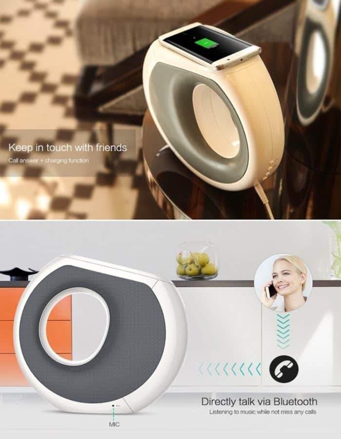 NILLKIN MC1 CE / RoHs / FCC-zertifizierter kabelloser QI-Standard-Ladesender + Bluetooth-Lautsprecher, US-Stecker, Für iPhone, Galaxy, Sony, Lenovo, HTC, Huawei, Google, LG, Xiaomi und andere Smartphones – Bild 15