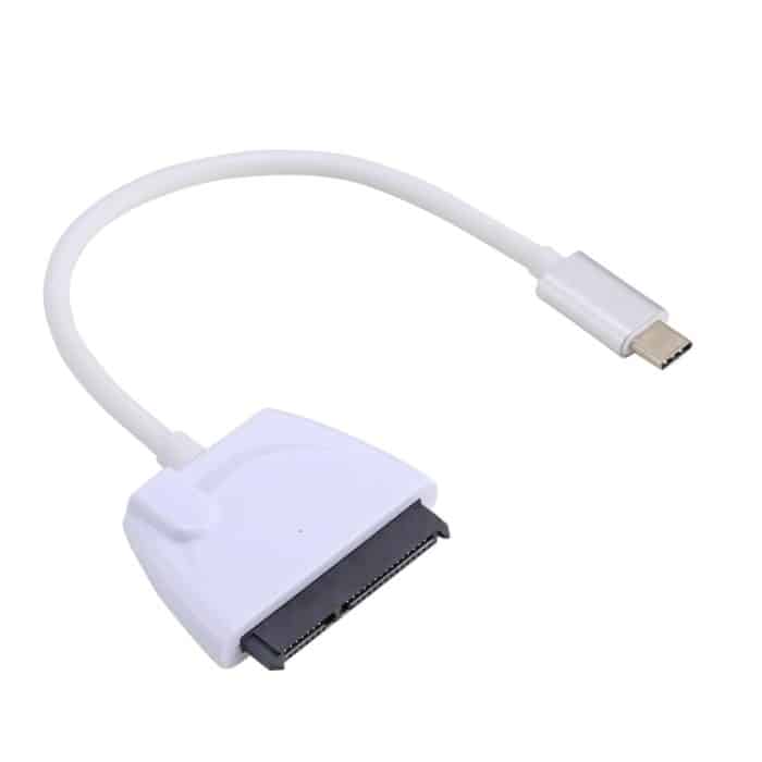 USB-C / Typ C bis 22-poliger SATA-Festplattenadapter-Kabelkonverter, Gesamtlänge: ca. 23 cm – Bild 1