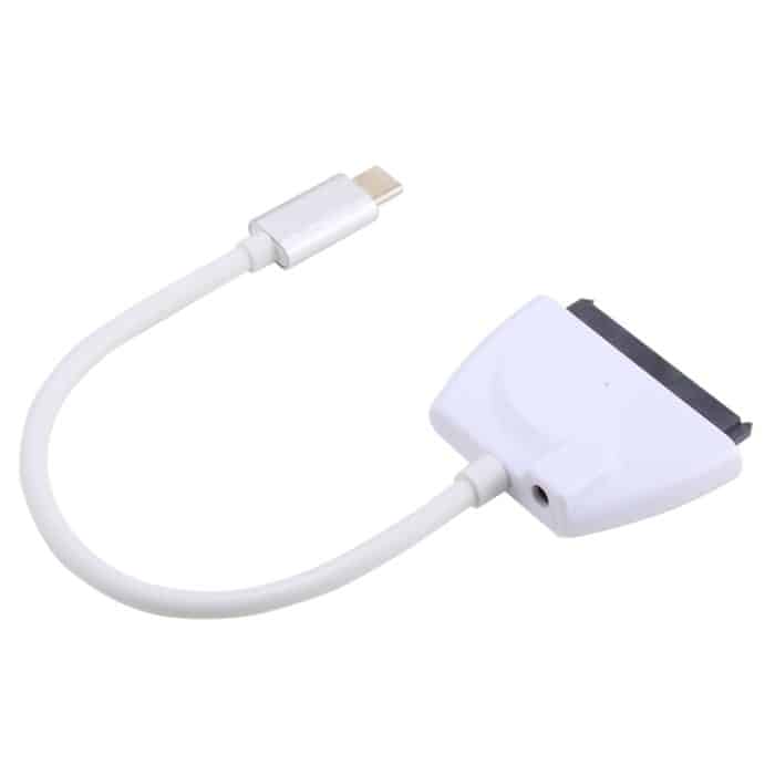 USB-C / Typ C bis 22-poliger SATA-Festplattenadapter-Kabelkonverter, Gesamtlänge: ca. 23 cm – Bild 3