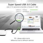 Ugreen 2m USB 3.0 Daten-Sync-Super-Speed-Übertragungsverlängerungskabel für Stecker und Buchse – Bild 9