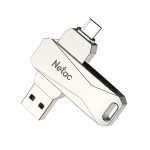 Netac U782C 128 GB USB-C / Typ C + USB 3.0 360 Grad Drehung Zinklegierung Flash-Laufwerk OTG U Disk – Bild 2