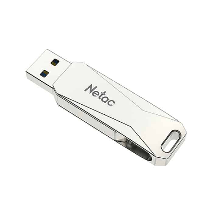 Netac U782C 128 GB USB-C / Typ C + USB 3.0 360 Grad Drehung Zinklegierung Flash-Laufwerk OTG U Disk – Bild 3