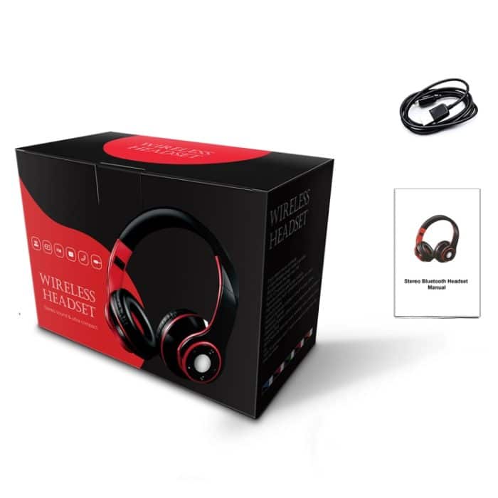 SG-8 Bluetooth 4.0 + EDR-Kopfhörer, kabellos, Over-Ear-TF-Karte, FM-Radio, Stereo-Musik-Headset mit Mikrofon – Bild 5