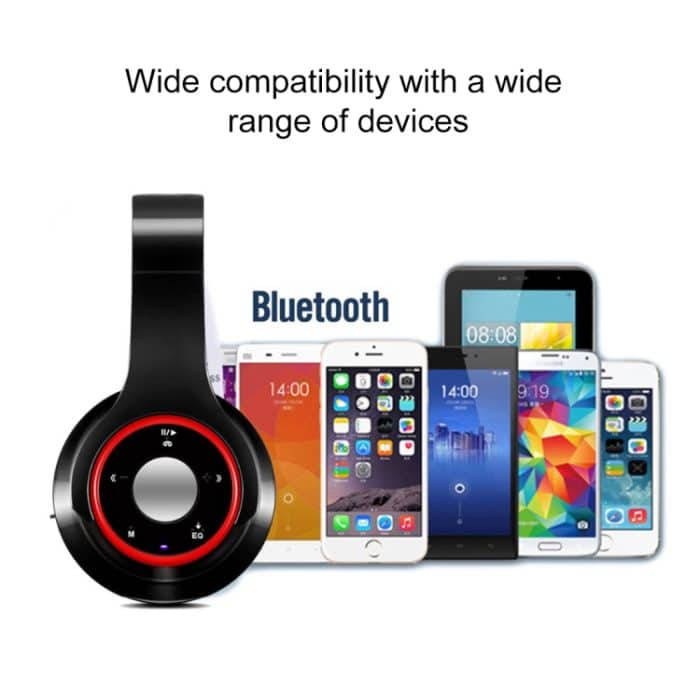 SG-8 Bluetooth 4.0 + EDR-Kopfhörer, kabellos, Over-Ear-TF-Karte, FM-Radio, Stereo-Musik-Headset mit Mikrofon – Bild 6