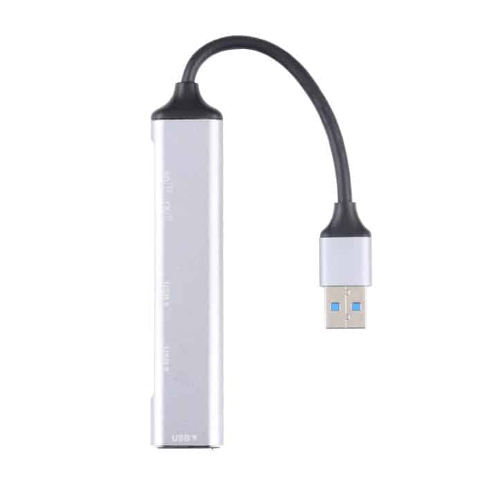 5-in-1 USB 3.0 auf SD/TF-Kartensteckplatz + 3 USB 3.0-Anschlüsse, multifunktionaler Dockingstation-HUB, USB 3.0 – Bild 2