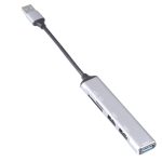 5-in-1 USB 3.0 auf SD/TF-Kartensteckplatz + 3 USB 3.0-Anschlüsse, multifunktionaler Dockingstation-HUB, USB 3.0 – Bild 4