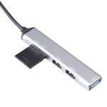 5-in-1 USB 3.0 auf SD/TF-Kartensteckplatz + 3 USB 3.0-Anschlüsse, multifunktionaler Dockingstation-HUB, USB 3.0 – Bild 6