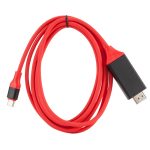 USB-C / Typ C 3.1 bis 4K HD HDMI Kunststoff-Videokabel, Länge: 2 m – Bild 4