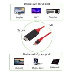 USB-C / Typ C 3.1 bis 4K HD HDMI Kunststoff-Videokabel, Länge: 2 m – Bild 7