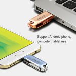 Kinzdi 64 GB USB + Typ-C-Schnittstelle Metal Twister Flash Disk V8, 64GB Rose Gold, 64GB Silver – Bild 6