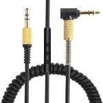 Drahtgesteuerter Anrufversion 3.5mm männlich zu männlichen Kopfhörerkabel für Marshall-Kopfhörer, Kabellänge: 1,25m-1,8m