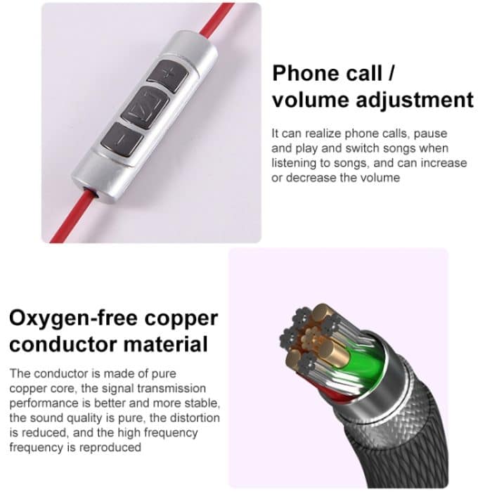 ZS0008 3,5 mm bis 2,5 mm kabelgebundenes Kopfhörerkabel – Bild 3